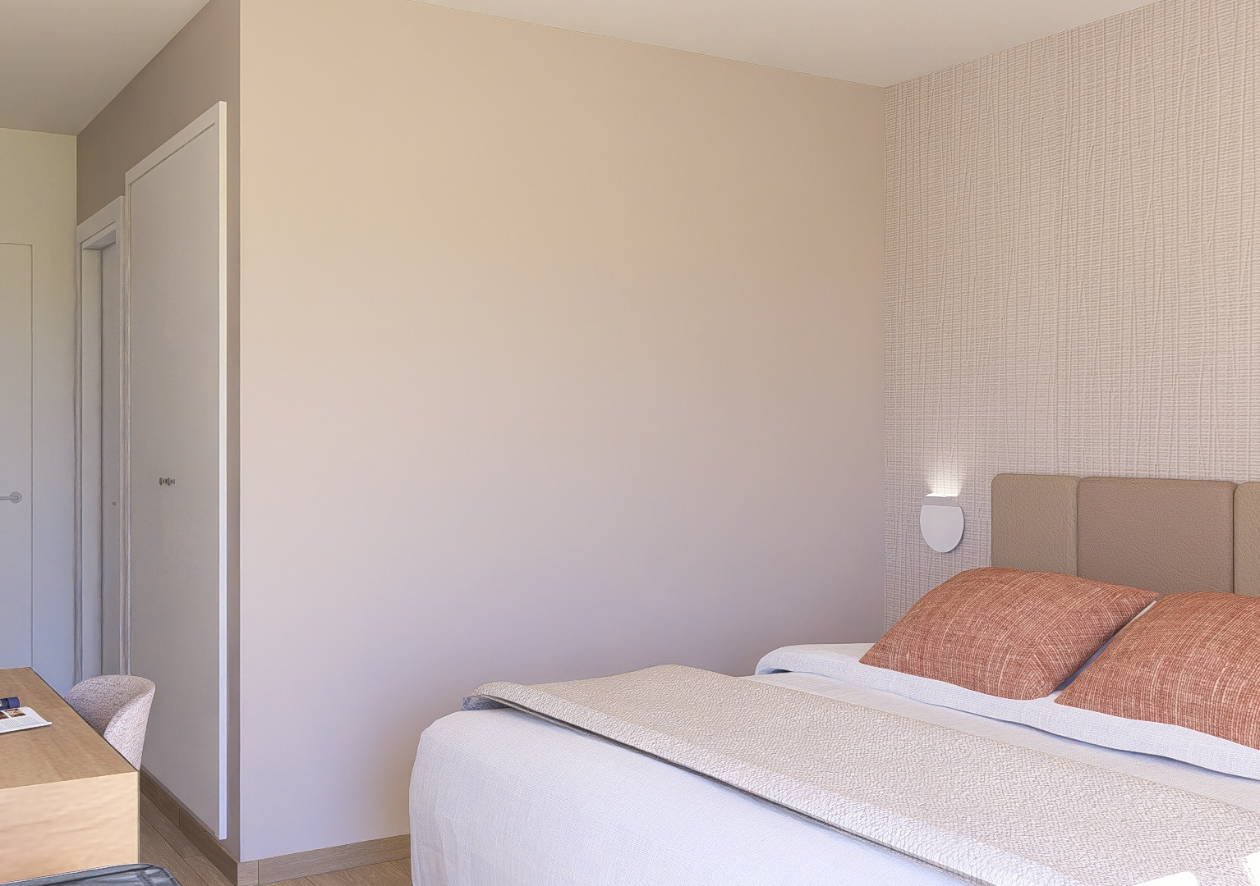 Chambre triple avec terrasse 