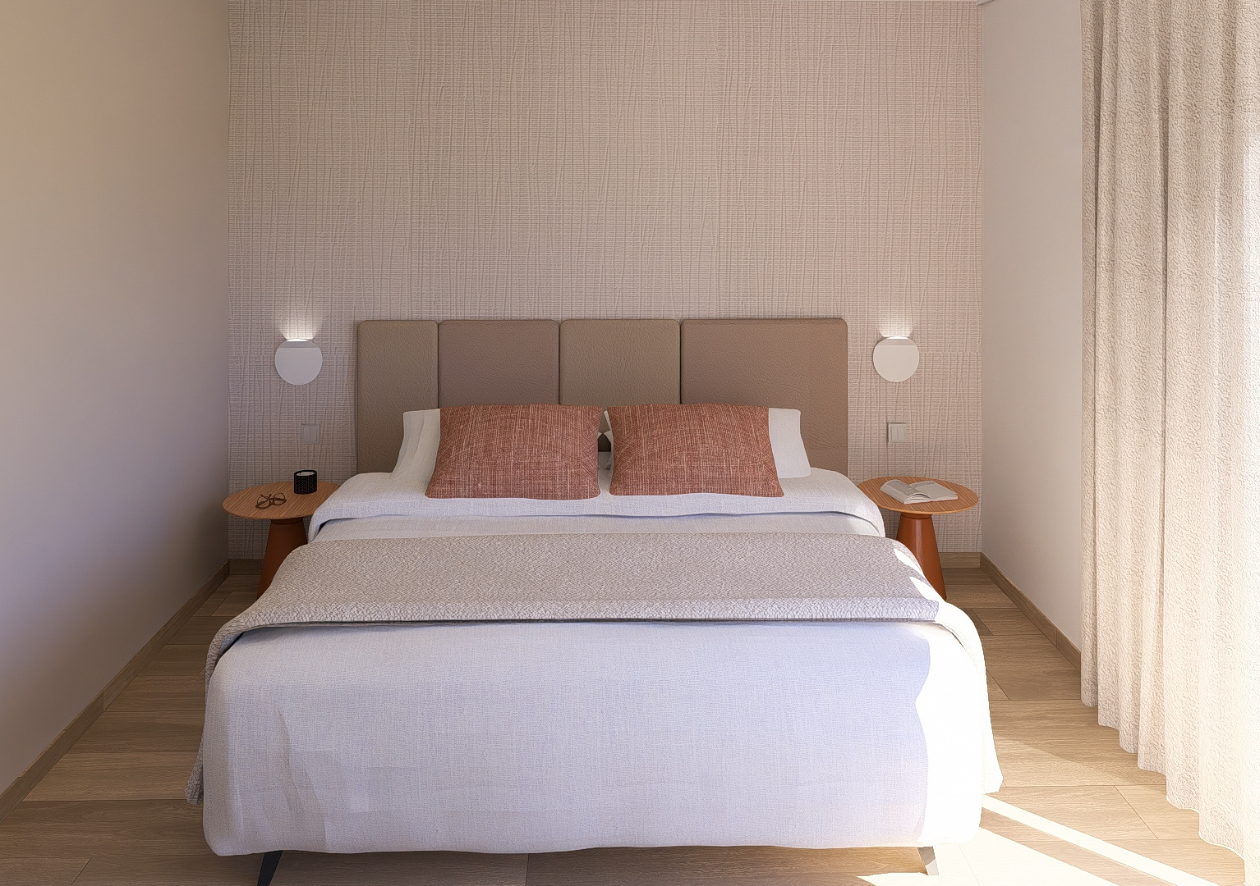 Chambre triple avec terrasse 