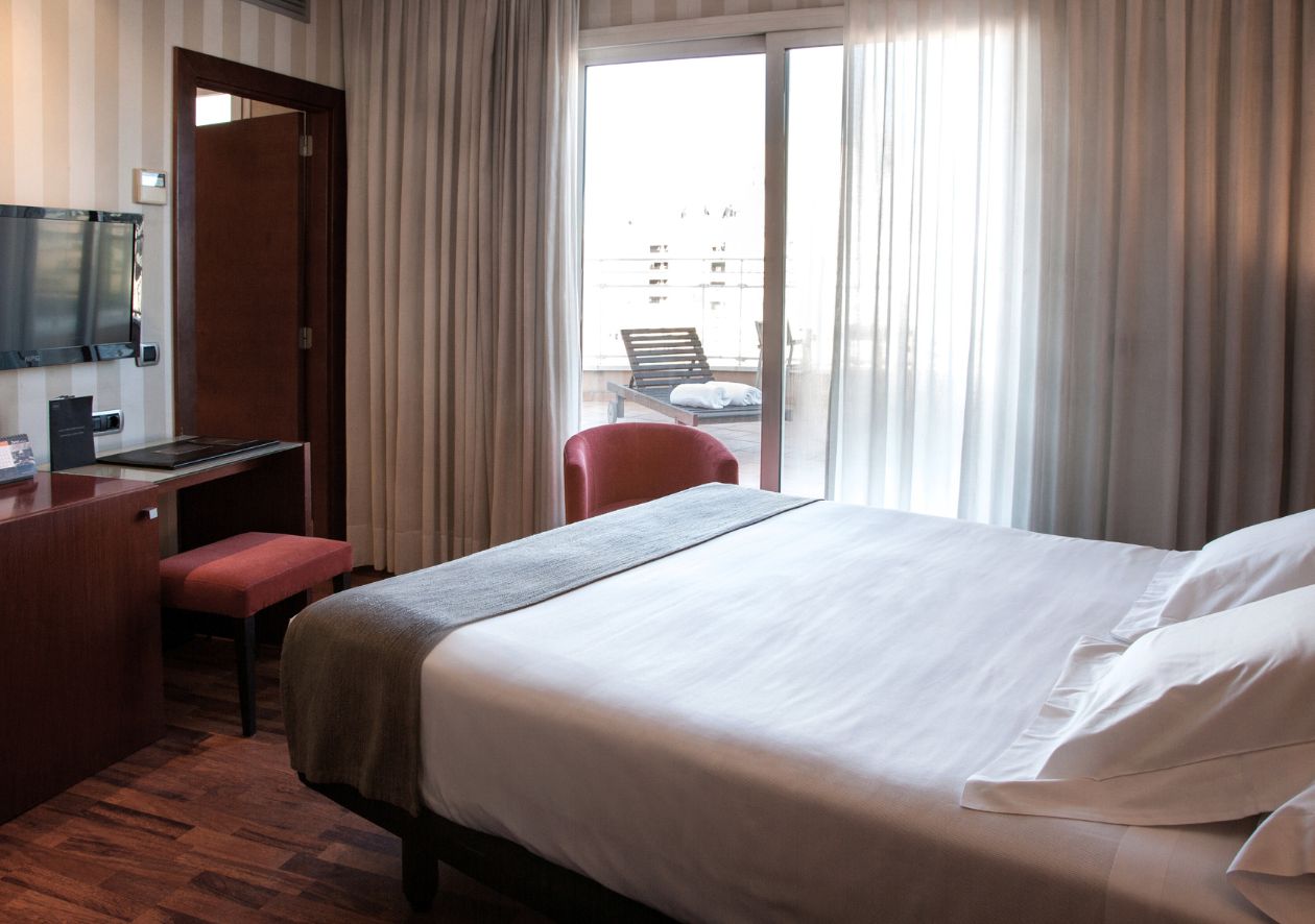 Chambre double avec balcon